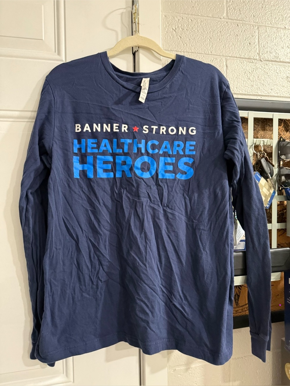 Banner Health - Navy Blue "Healthcare Heroes" Long Sleeve T-Shirt